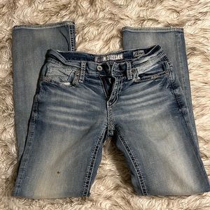 Mens BKE Aiden light wash slim fit size 27S jeans